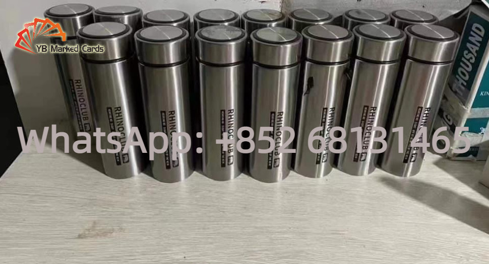 Lensa kamera gelas termos stainless steel untuk memindai kartu bermerek barcode