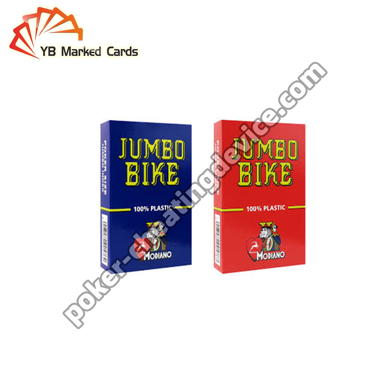 Modiano Juice Jumbo Bike Kartu bermain yang ditandai untuk bermain kartu Kacamata