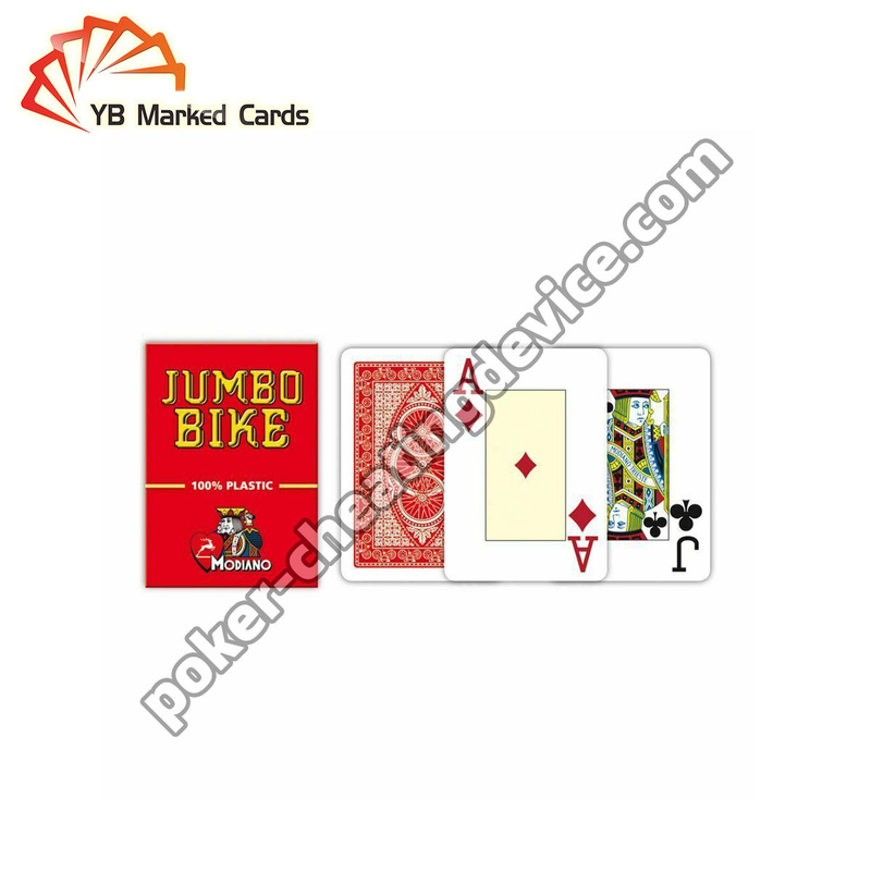 Modiano Juice Jumbo Bike Kartu bermain yang ditandai untuk bermain kartu Kacamata