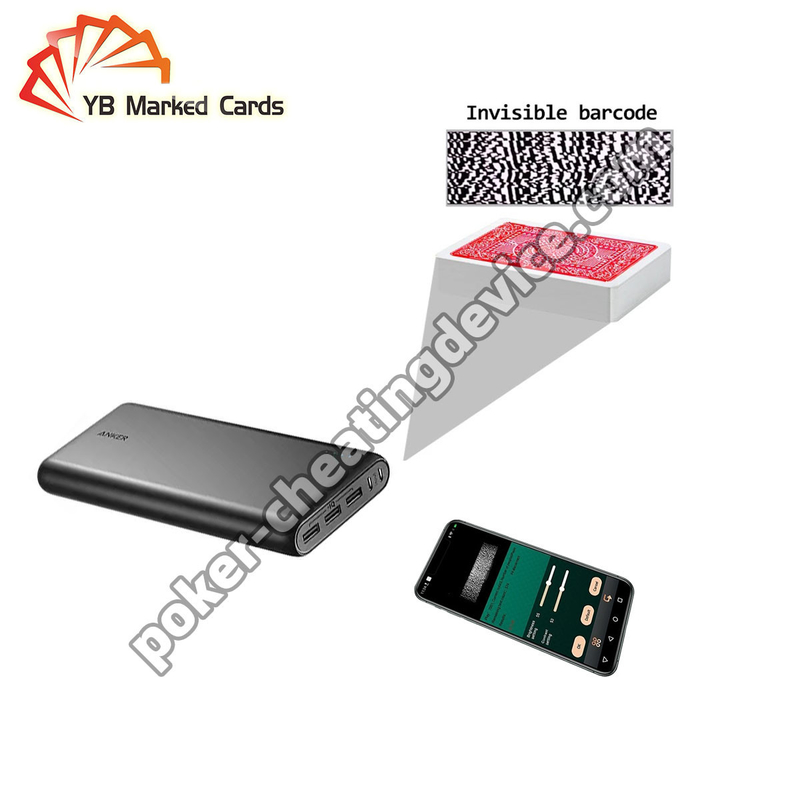Power Bank Poker Kamera Fokus HD Lensa untuk Kartu Dinamis Ditandai