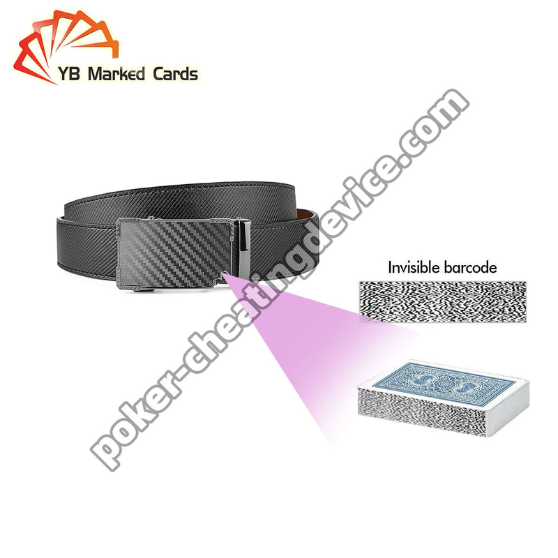 Skener Penipuan Sabuk Kulit Untuk Barcode Tanda Dek Dengan Poker Analyzer