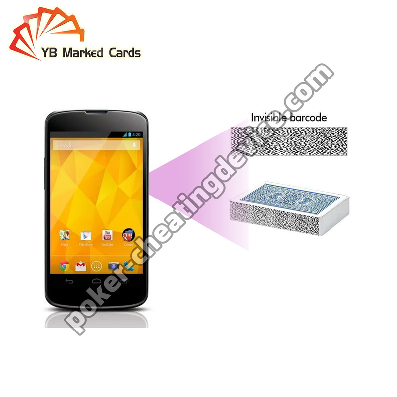 GS Poker Scanner System Perangkat Poker Analyzer Scanning Camera Barcode Ditandai Deck