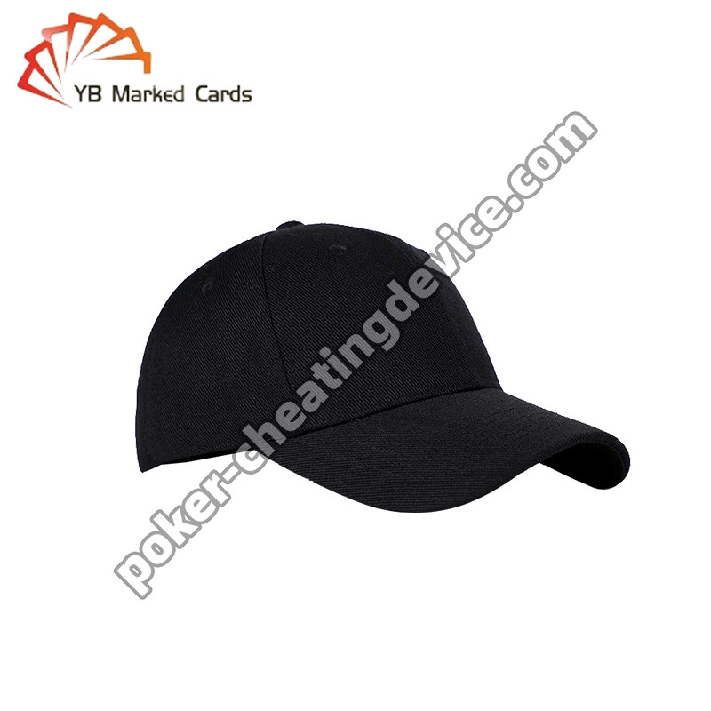 Bahan Kain Spy Poker Cheating Camera Di Cap Warna Hitam ISO9001