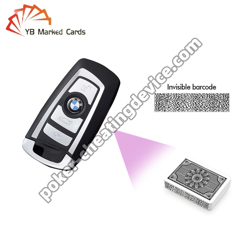 20cm Scanning Car Key Spy Camera Untuk Dek Kartu Bertanda Warna Hitam