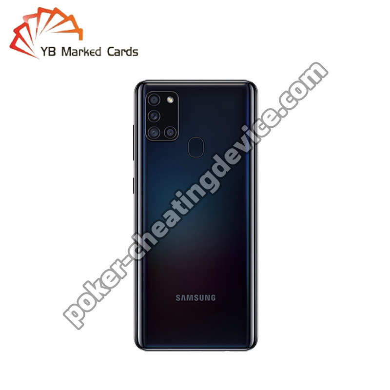 AKK A3 Samsung Galaxy A21s Cheat Card Analyzer Untuk Barcode yang ditandai dengan kartu bermain