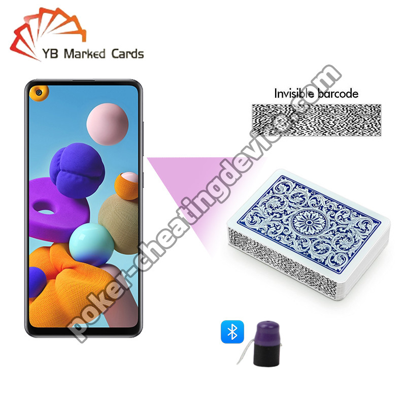 AKK A3 Samsung Galaxy A21s Cheat Card Analyzer Untuk Barcode yang ditandai dengan kartu bermain