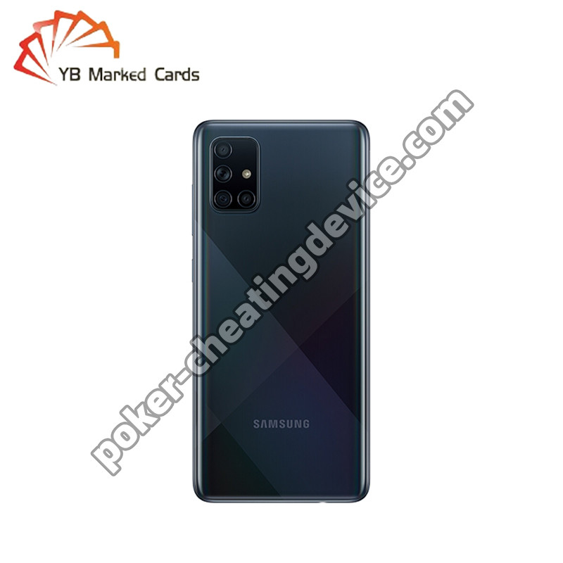 AKK A5 Samsung Galaxy A71 Penganalisis Deck Kartu Bermerek Untuk Kartu Poker Bermerek Barcode