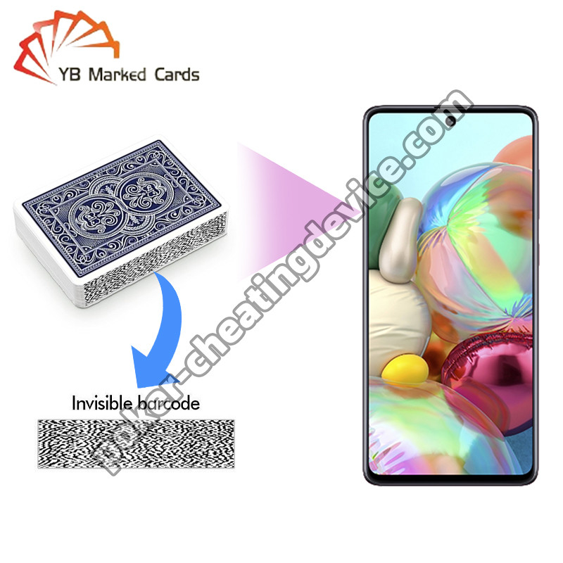 AKK A5 Samsung Galaxy A71 Penganalisis Deck Kartu Bermerek Untuk Kartu Poker Bermerek Barcode