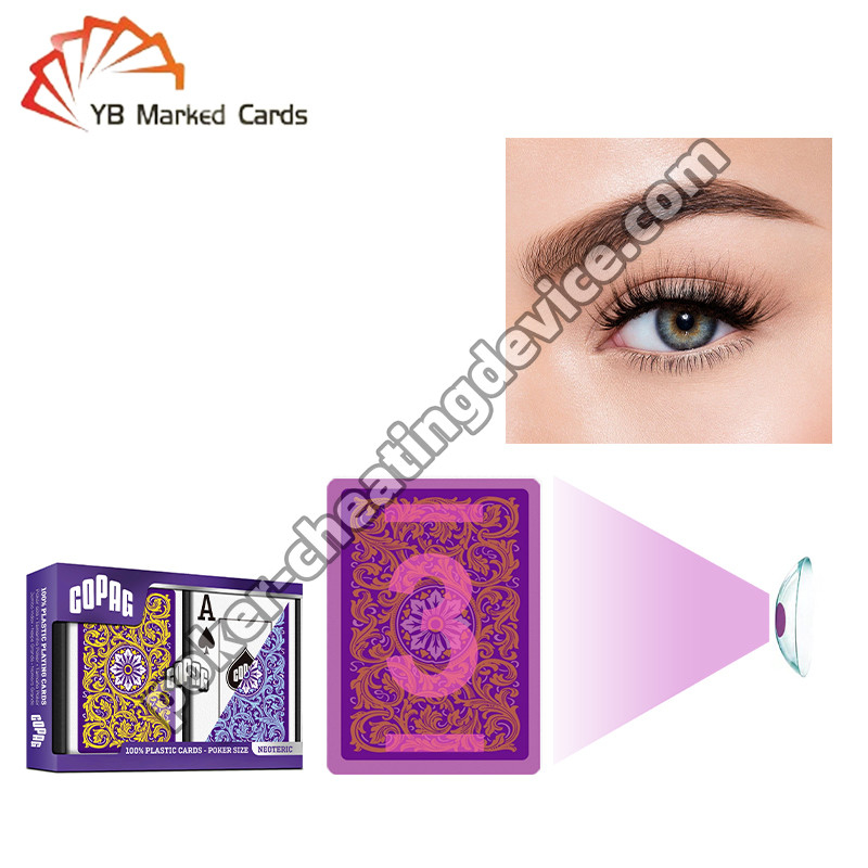 Copag Invisible Ink Marking Cards Blue / Yellow Double Deck Set Untuk Lensa Kontak UV