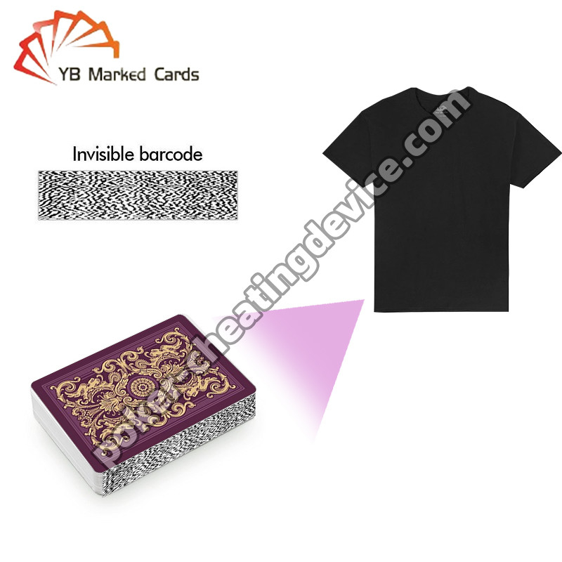 T-Shirt Poker Kartu Scanner Untuk Poker Kartu Analyzer Dan Barcode Penandaan Bermain Kartu