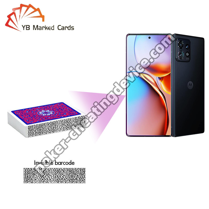 CVK 400 Motorola Edge+ Phone Poker Analyzer Untuk Kartu Bermain Barcode