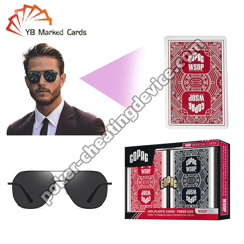 Tinta Invisible Infrared Lensa Kontak Untuk Deck Poker Tanda Lihat yang Tidak Terlihat