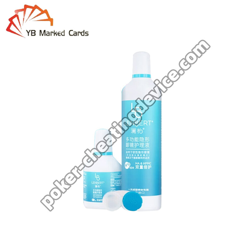 Invisible Ink Infrared Contact Lenses Untuk Poker Cheat Dilambangkan Deck