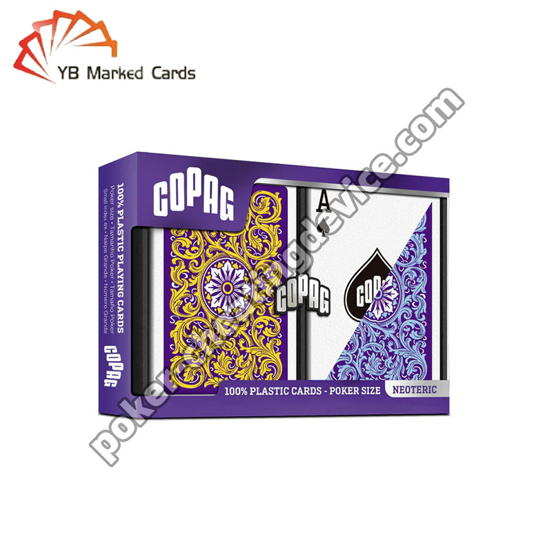 Kartu Bertanda Barcode Copag Neoteric Indeks Reguler Biru / Kuning Set Ganda