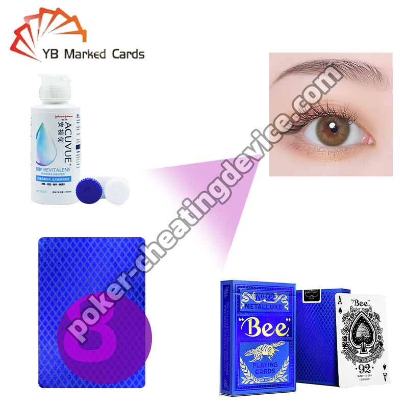 Lensa kontak inframerah canggih dengan kandungan air ≥ 50% dan diameter murid 4-12mm untuk trik poker