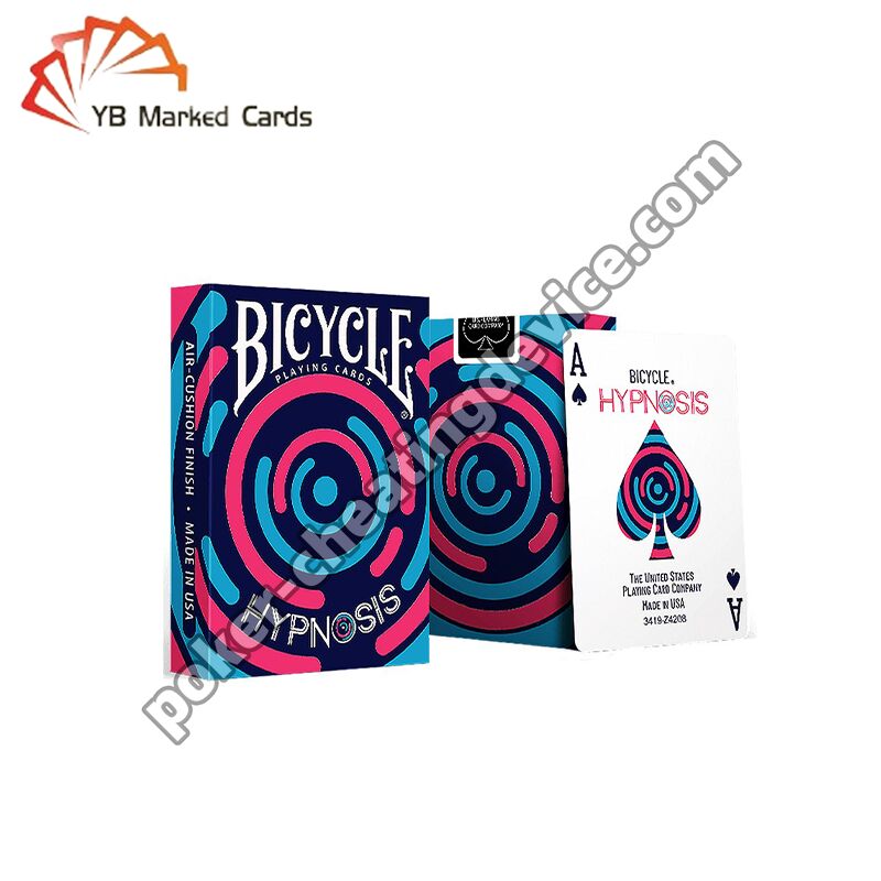 Lensa kontak inframerah untuk kartu yang ditandai tinta tak terlihat. Lihat tanda tak terlihat segera.