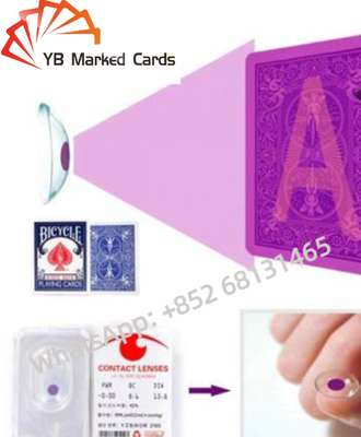 6mm Presisi UV Invisible Ink Contact Lens Ditandai Kartu 4mm