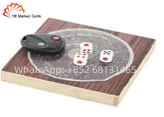 Elektronik 10mm / 12mm D6 Dadu Plastik Remote Control Elektronik Cheating Dice