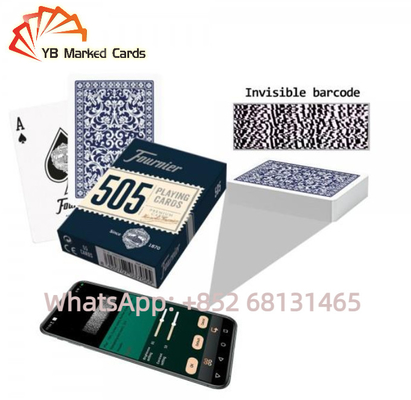 Perangkat Penganalisis Poker Nirkabel One Deck Scanning Fournier 505 Kartu Bermain