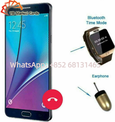 Perangkat Penganalisis Poker Anti Kecurangan Putih Kartu Pemindaian Kamera Samsung S718
