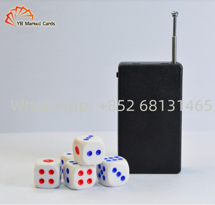 Perangkat Kecurangan Dadu Mahakuasa 10mm Casino Craps Dice Dengan Mercury
