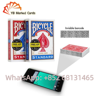 Barcode Sepeda Ditandai Kartu Remi Untuk Perangkat Pemindai Poker