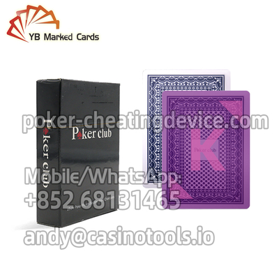 Copag Poker Club Kartu Bermain Bertanda Inframerah Untuk Perangkat Kecurangan Poker