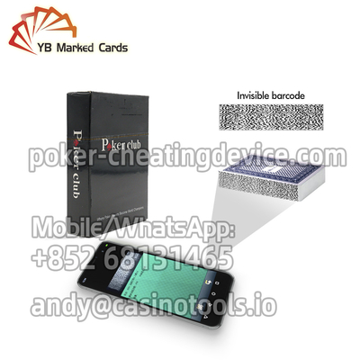 Barcode Klub Poker ISO2001 Ditandai Kartu Bermain Untuk Perangkat Kecurangan Poker
