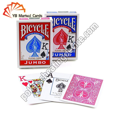 Kartu Sepeda Sensor Inframerah Jumbo Kartu Bermain Spot UV