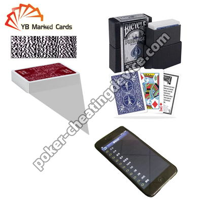 Sepeda Jus Prestige Barcode ditandai Kartu Deck Untuk Poker Cheat Kalkulator