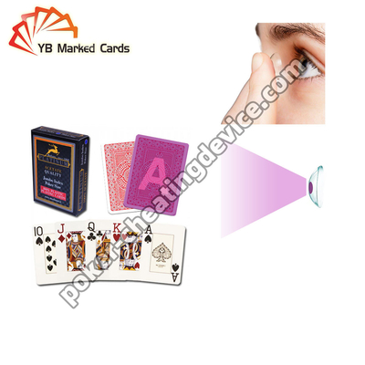 Kualitas tinggi Modiano Platinum Acetate ditandai Poker Deck Untuk lensa kontak inframerah