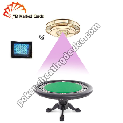 Lampu Langit-langit yang Diskrit Kamera Pemindai Poker Untuk Trik Kecurangan