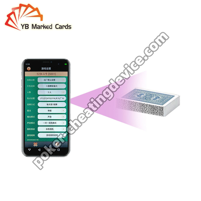 Discreet High-Tech IPhone ditandai Kartu Kamera Untuk Poker Winner Hand Analyzer