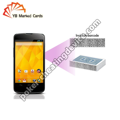 GS Poker Scanner System Perangkat Poker Analyzer Scanning Camera Barcode Ditandai Deck