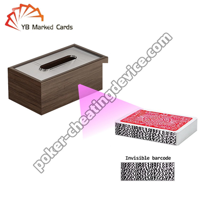 Tissu Box Poker Card Scanner untuk Kartu Poker Bermerek Barcode