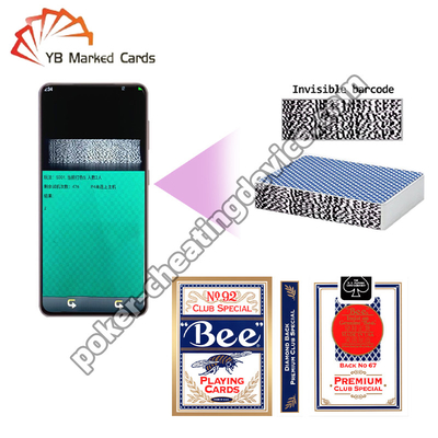 Bee Barcode Penandaan Bermain Kartu Hiburan Texas Hold'em Poker Kartu