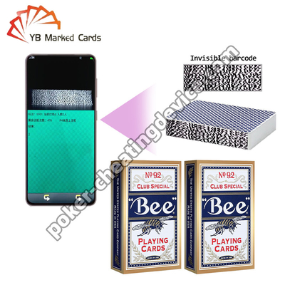 Bee Barcode Side Tanda Kartu Poker Winner Analyzer Khusus Kartu sempit