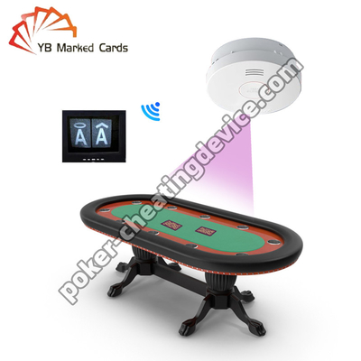 Detektor Asap Kamera Poker Tersembunyi Pemindaian Jarak Jauh Untuk Pemain Poker