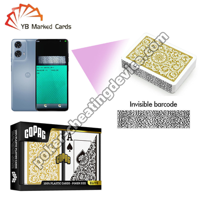 Copag 1546 100% Plastik Barcode Cheating Card Untuk Poker Analyzer