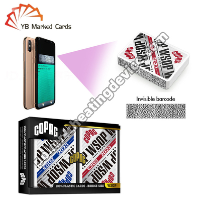 Copag WSOP Retro Design Infrared-Scan Barcode Decks Biru / Merah Ganda