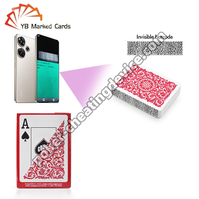 Copag Elite 100% Barcode plastik ditandai Kartu curang Merah satu dek