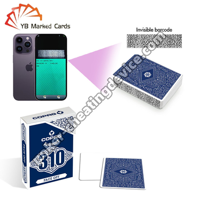 Copag 310 Barcode Enkripsi Kartu Bermain Dek Tunggal Biru