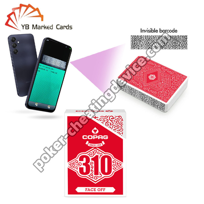 Copag 310 Premium Barcode ditandai Kartu Single Deck Merah