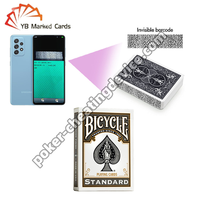 Sepeda Hitam Barcode Invisible Side ditandai dek