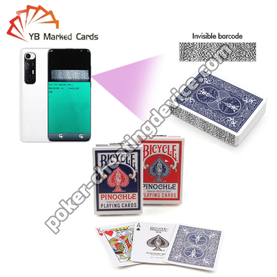 Bersepeda Kasino Kualitas Barcode Decks Untuk Poker Analyzer System
