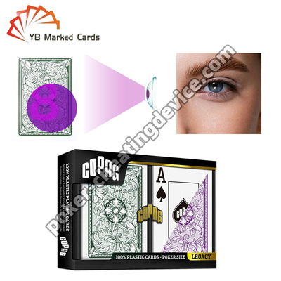 Copag Legacy Series Marking Playing Cards Set Deck Hijau / Ungu