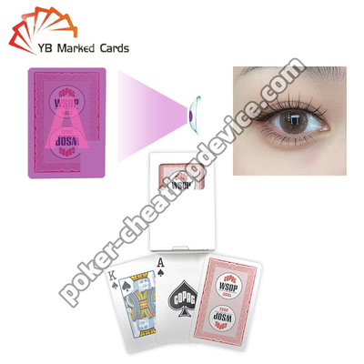 Copag 2021 WSOP Infrared Dilambangkan Kartu Poker Single Deck Merah