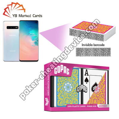 Copag Neoteric Barcode Marking Cards Jumbo Index Pink / Kuning Double Deck Set