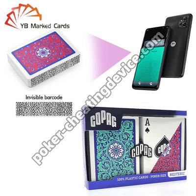 Set Dek Berkode Copag Neoteric Invisible Regular Index Merah / Hijau Ganda