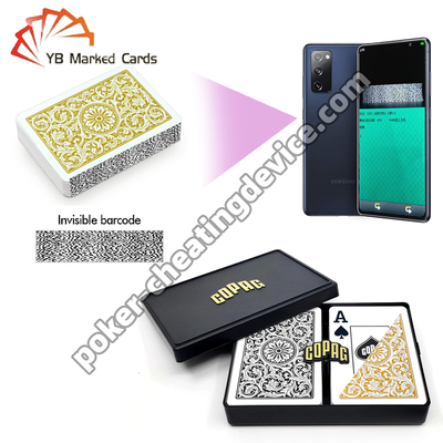 Kartu Barcode Penanda Copag 1546 Jumbo Index Hitam / Emas Set Ganda